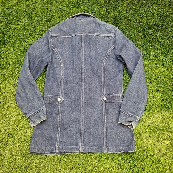 Vintage 80s Wrangler Jacket XS 17x29 Dark-Wash - Picture 2 of 12
